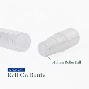 Rouleau à bille en plastique en métal 2ml Échantillon de déodorant en plastique sur des bouteilles - Product Image 6