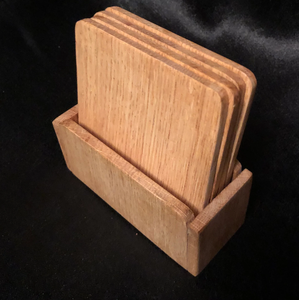 Wood Coaster Wholesale Custom Round Cup <b>Mat</b> Natural Wooden Coasters for Glass Mugs Protect Drink - Product Image 6