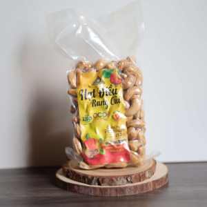 Emballage transparent à fermeture éclair certifié ISO - Marque Dong Phu - Noix de cajou décortiquées et grillées de qualité supérieure du Vietnam, prêtes à l'emploi, W180, en sachet de 250g - Product Image 1