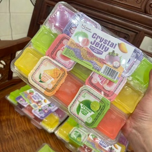 Pudín de gelatina con sabor a frutas Halal, marca privada, al por mayor, con Nata de Coco, en caja, snacks de gelatina de coco - Product Image 4