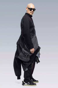 Chaqueta Táctica Impermeable para Hombre, Estilo Cyberpunk, Ropa de Calle Harajuku, Chaqueta Funcional con Bolsillos Utilitarios para Exteriores - Product Image 4