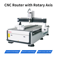 Routeur CNC 4 axes 1325 pour la gravure sur bois avec système de contrôle Syntec, broche simple pour la fabrication de meubles