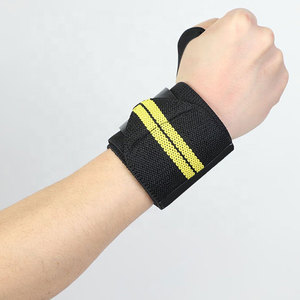 สายรัดข้อมือยกน้ำหนักแบบมืออาชีพพร้อมโลโก้ยางแบบกำหนดเอง สำหรับครอสเทรนนิ่ง พาวเวอร์ลิฟติ้ง และยกน้ำหนัก รับผลิตแบบ OEM - Product Image 3
