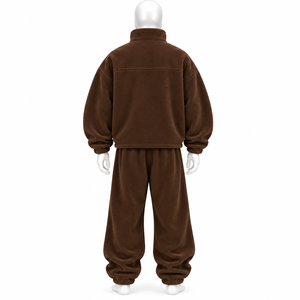 Precio al por mayor: Chándal de invierno para hombre, 100% personalizado con logo impreso, estilo casual, vintage, lavado y desgastado, a la venta. - Product Image 6