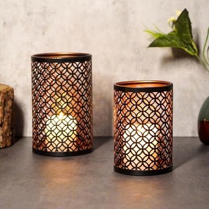 Vintage Moroccan Lantern <b>Table</b> Lamp Intricate Metal Design for Home Decor Elegant Lighting Accent - Product Image 2