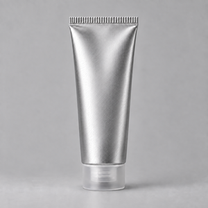 Emballage personnalisé en tube d'aluminium pour lotion et soins de la peau, tube cosmétique rechargeable avec bouchon autoportant - Product Image 2