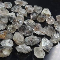 Quartz Diamant Herkimer Clair, Pierres Précieuses Minérales Naturelles, Points de Guérison Taillés Naturellement, Bruts Terminés, 15-20MM, Origine États-Unis