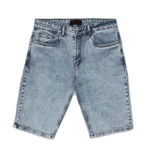 Shorts en jean stretch pour homme, mode décontractée, coupe slim, denim élastique de haute qualité, vêtements de marque pour homme - Product Image 5