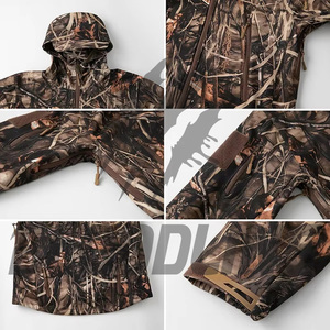 Veste Softshell coupe-vent camouflage à manches longues pour homme Bloodline, vêtements de chasse en plein air, automne - Product Image 5