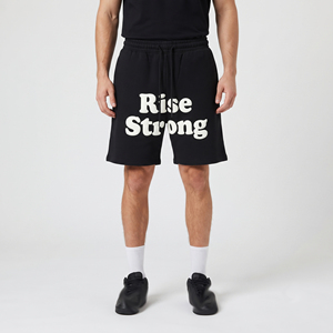 <b>Men's</b> High Waist Drawstring Puff Print Sweat <b>Shorts</b> Wholesale Casual Loose Fit Sportswear <b>Fleece</b> Gym Fitness Sweat <b>Shorts</b> <b>Men</b> - Product Image 1