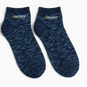Husky Ankle <b>Socks</b> Striped Blue Navy Breathable <b>Running</b> Sports <b>Socks</b> for Adults Summer Wear - Product Image 2
