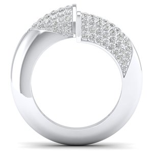 REYES – bagues de fiançailles exquises en argent Sterling 925 pour femmes, bijoux de mariage scintillants à taille ronde brillante, 1,4 ct, Moissanite - Product Image 4