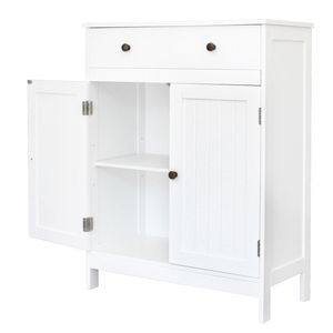 Spedizione Gratuita: Mobile da Bagno YJ con Doppie Ante e un Cassetto, 100 Pagine - Product Image 2