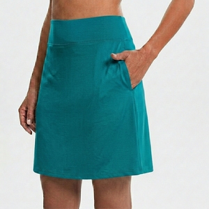 Women High Waist Knee-Length Vintage Yoga Sports <b>Skirt</b> Stretch Workout Activewear Tennis <b>Skirt</b> Badminton <b>Skirt</b> Slim Fit <b>Skirt</b> - Product Image 1