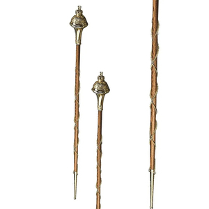 Masse de cérémonie MEGA BALL HEAD style écossais pour tambour-major et fanfare, en acier inoxydable, accessoire d'instrument de musique - Product Image 2