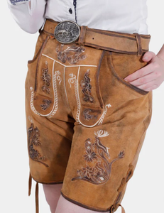 Traje Bávaro de Cuero para Mujer con Logotipo Personalizado – Auténtico Conjunto Alemán Trachten para el Oktoberfest - Product Image 3