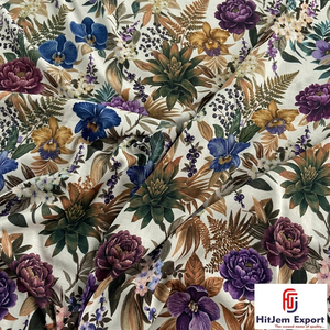 Tissu en polyester doux imprimé numériquement, fabricant sur mesure pour vêtements et textiles de maison - Product Image 4