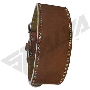 Ceinture de musculation en cuir de vachette robuste pour soulevé de terre et squats, avec protection professionnelle pour l'entraînement musculaire unisexe - Product Image 3