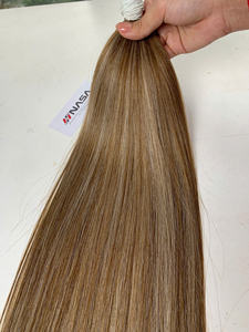 Extensions de cheveux en vrac russes 100g couleur claire 65cm longueur faisceaux de cheveux humains vietnamiens par les fournisseurs du Vietnam - Product Image 3