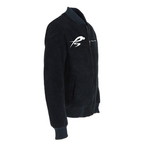 Men's Customized Flannel Lined Motorcycle Jacket Long Sleeve Rugged <b>Brushed</b> <b>Suede</b> Waterproof Reversible Thick Winter - Product Image 3