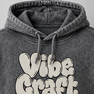 Sweat à capuche oversize pour homme, vintage, délavé à l'acide, en coton épais, broderie personnalisée, streetwear, pull décontracté tendance, vente en gros - Product Image 5
