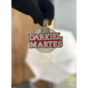 Pendentif personnalisé DARKIEL MARTES Hip Hop en argent 925 avec diamants Moissanite VVS glacés, bijoux urbains de luxe - Product Image 5