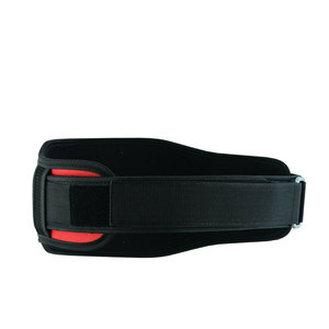 Adjustable Neoprene Waist Support <b>Belt</b> with Buckle Closure for Strength Training and Weight Lifting Unisex <b>Red</b> and Black Heavy D - Product Image 4