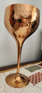 bar decor copper <b>goblet</b> table decor copper <b>wine</b> glass home styling copper <b>goblet</b> interior decor copper - Product Image 5