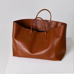 Bolso Tote Diario de Cuero Hecho a Mano Estilo Vintage - Product Image 1