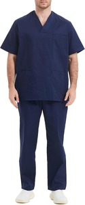 Blouse de Médecin Élégante et Tendance en Tissu Popeline à Manches Longues, Couleur Personnalisable, Fermeture Éclair Avant, Poignets Côtelés, Sur Mesure - Product Image 3