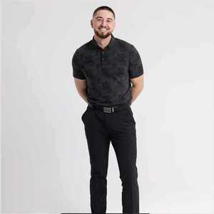 เสื้อโปโลคอเต่าผู้ชายรุ่นใหม่ แห้งเร็ว ใส่สบาย เหมาะสำหรับกีฬากอล์ฟ - Product Image 1