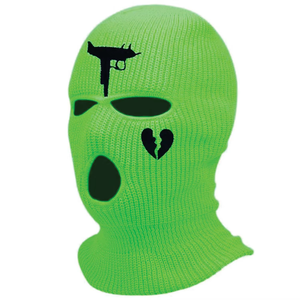 Nouvelle cagoule unisexe tricotée respirante et imperméable avec logo personnalisé, motif néon, trois trous, pour le ski et les activités sportives des adultes - Product Image 5
