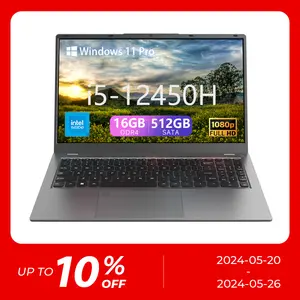 48 Hours Delivery 15.6 Inch Win 11 Laptops New Core I7 I7-1065G7 3.9Ghz 16GB RAM 512GB ROM Notbook Pc Computer Gaming Laptop