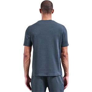 T-shirt décontracté pour homme à col rond, manches courtes, avec détail poche, coupe classique, en coton léger, vêtement streetwear, vente en gros - Product Image 2