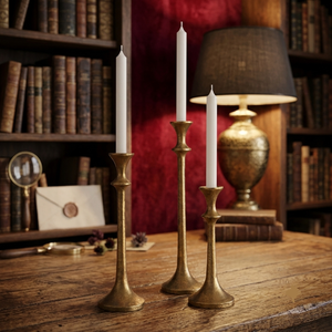 Candelabros Decorativos de Latón para Eventos, Bodas, Día de San Valentín - Centro de Mesa Sofisticado para Comedor, Hecho a Mano, Duradero - Product Image 3