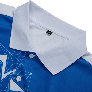 Camisetas de Jersey Personalizadas de Alta Calidad para Hombre, Sublimadas, Diseño Personalizado, Transpirables, que Absorben la Humedad, Camisetas Polo para Hombre para Golf y Tenis - Product Image 6