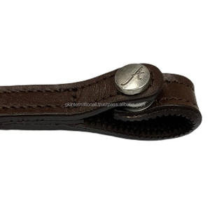 Bandeau de tête de cheval en cuir véritable de qualité supérieure, 100% cuir véritable, avec cristaux colorés, produits équestres - Product Image 5