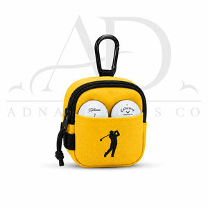 Pochette personnalisée pour balles de golf |   Porte-balles de golf en cuir PU |   Sac de transport pour balles de golf |   Pochette pour tees de golf |   Accessoires de golf avec logo personnalisé - Product Image 3