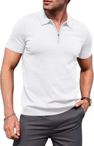 <b>Zipped</b> 220gsm Heavyweight Bulk Wholesale Men poly cotton <b>polo</b> t shirt Plain Blank Short Sleeve Breathable Uniform <b>Polo</b> - Product Image 1