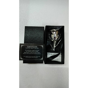 Luxury Natural <b>Rose</b> Dipped In Pure Platinum Real <b>Rose</b> Preserved Gift With Of For Anniversary Wedding And Valentine Day Gift <b>Box</b> - Product Image 1