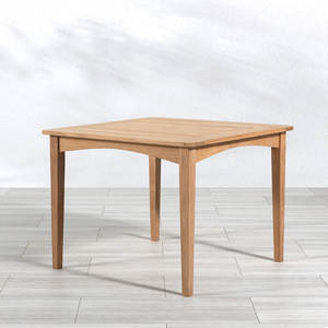 Table de salle à manger extérieure carrée moderne en teck massif – Durable et résistante aux intempéries pour les projets de mobilier de restauration, de villas et d'hôtellerie - Product Image 6