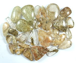 Quartz de jardin naturel, cabochon de quartz, cristal de guérison, quartz en gros, pierres précieuses en vrac, chakra spirituel - Product Image 1