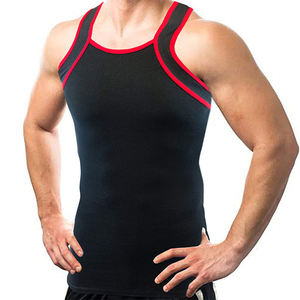 Mens OEM And ODM Performance Tank Top Moisture Wicking Breathable Sleeveless Sports Gym Running Training Fitness <b>Athletic</b> Shirt - Product Image 4