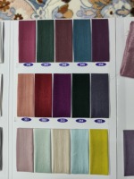 Magnifique tissu en soie mousseuse de 44 pouces de largeur, texture douce et veloutée, légère brillance, tombé riche et fluide, idéal pour sari, kurti, lehenga, robe.