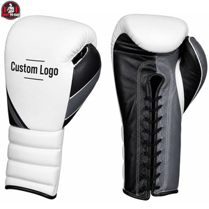 Gants de boxe légers et durables, ajustables, bicolores, avec logo personnalisé et marque privée, pour l'entraînement de combat – Fournisseur de qualité - Product Image 2
