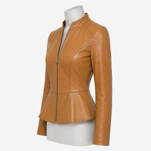 Chaqueta de Cuero para Mujer, Estilo Urbano, Transpirable, Cómoda para Invierno, Diseño Elegante, Costuras de Calidad, Moda Moderna, Casual para el Día a Día - Product Image 3