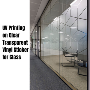 Autocollant transparent imprimé UV pour décoration de vitrine, autocollant en vinyle transparent pour magasin, supermarché et salle d'exposition - Product Image 5