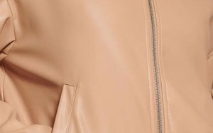 Veste en cuir de mouton véritable pour femme, manteau d'hiver chaud, fermeture éclair sur le devant, col montant, doublure douce, vêtements d'extérieur décontractés à la mode, manches longues - Product Image 3