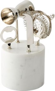 Cocktail shaker set <b>bar</b> <b>tool</b> set marble <b>bar</b> accessories luxury cocktail kit stainless steel <b>bar</b> ware bartender <b>tool</b> set marble - Product Image 4