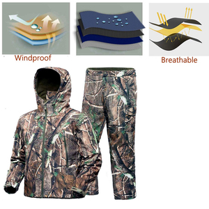 Men's Camouflage Uniform Pants and Shirt Suit Outdoor Activities Hunting Uniform Clothes Tactical Uniform - Product Image 2
